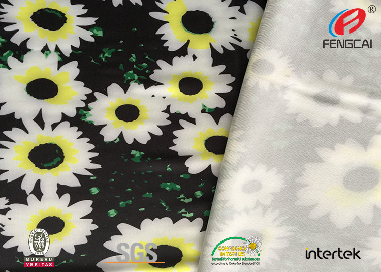 Waterproof elastic Spandex african print polyester garment fabric for swimwear