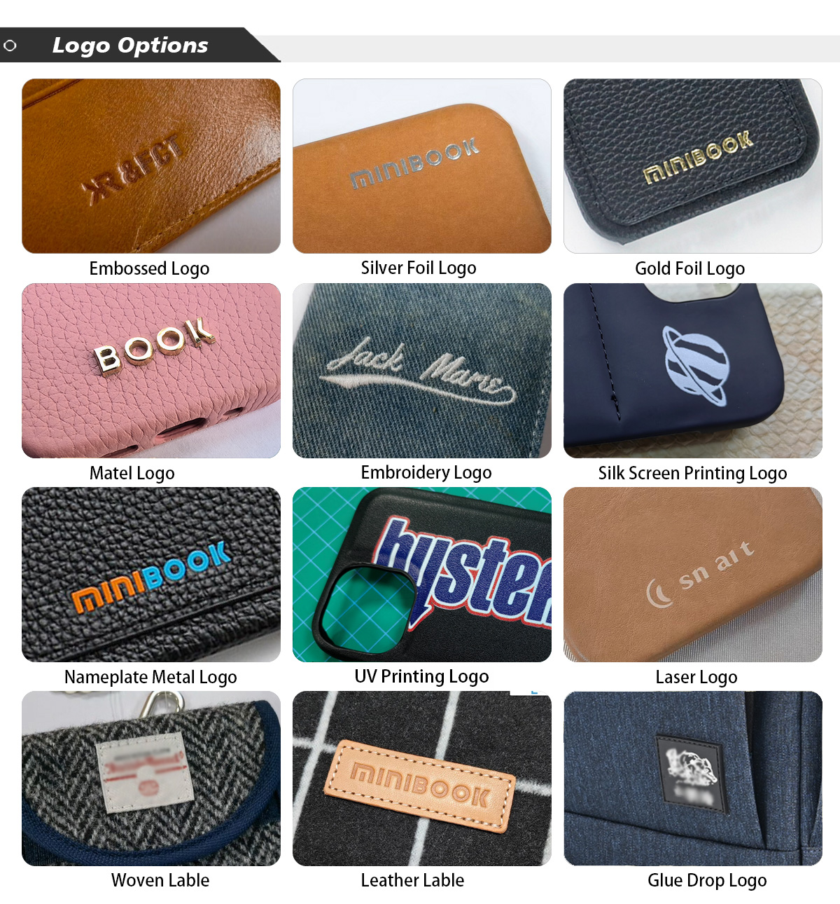 Custom Logo Avaliable Fashion Pu Leather Multi-card Mobile Phone Charger Wallet for Women