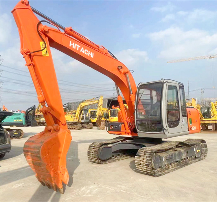 Good Condition 12000 KG Hitachi EX120-5 Crawler Excavator With Original Hydraulic Pump