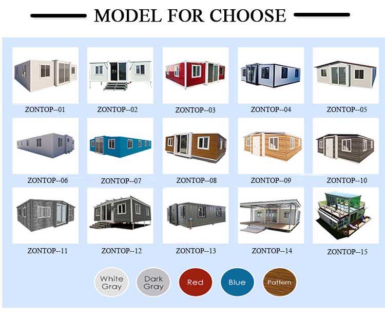 Sandwich Panel Luxury Villa Container Expandable House for Modern Design Hotel Room