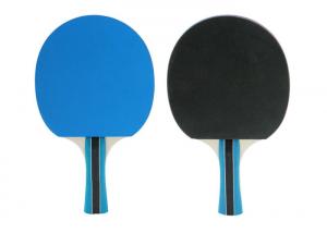 China Fashion Color Reverse Rubber Color Handle Ping Pong Paddles For Attack Play on sale