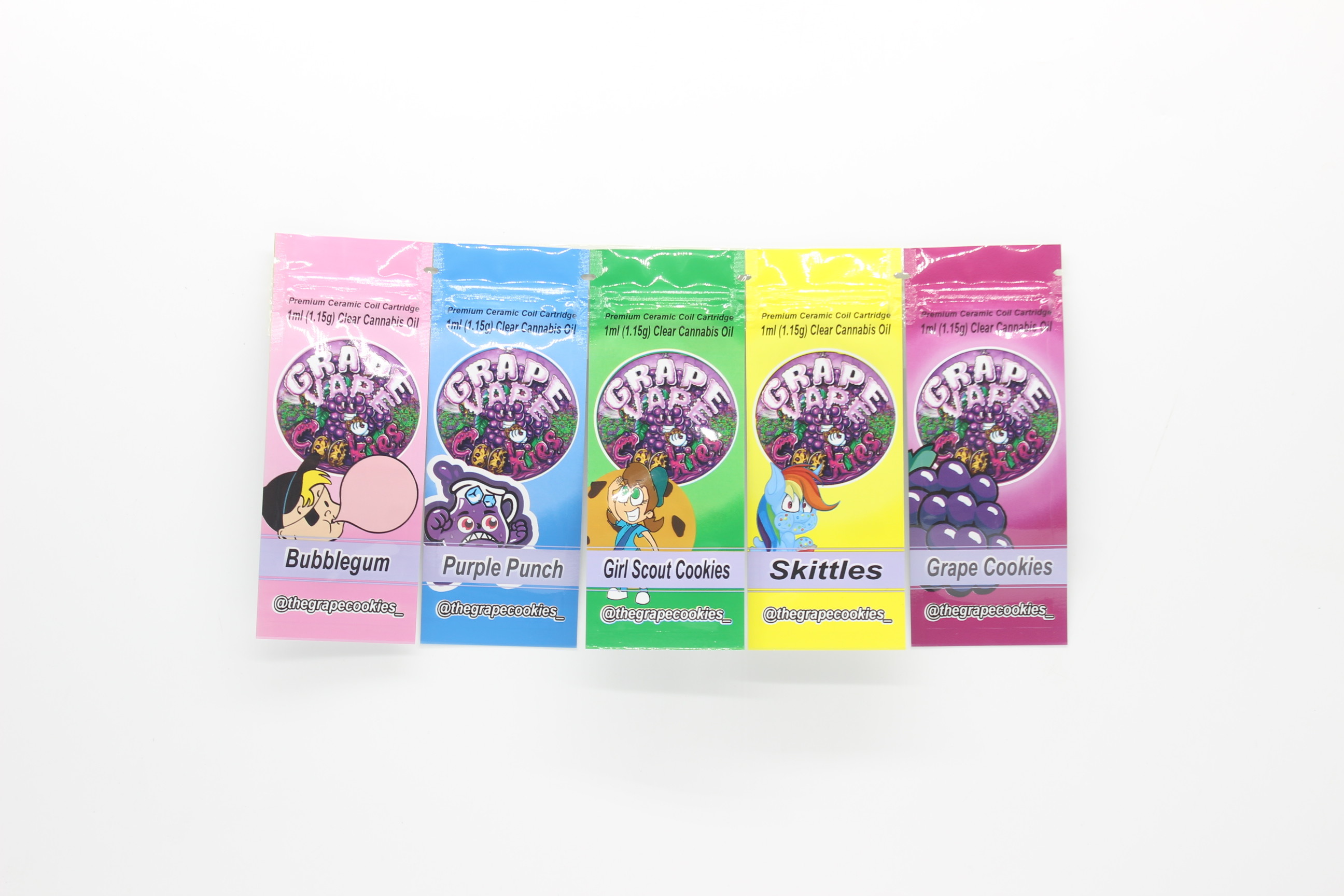 New E-Cigarette Oil Bag Nebulizer Yin And Yang Aluminum Foil ziplockk Plastic Bag Preheating Rod ziplockk Standing Bag