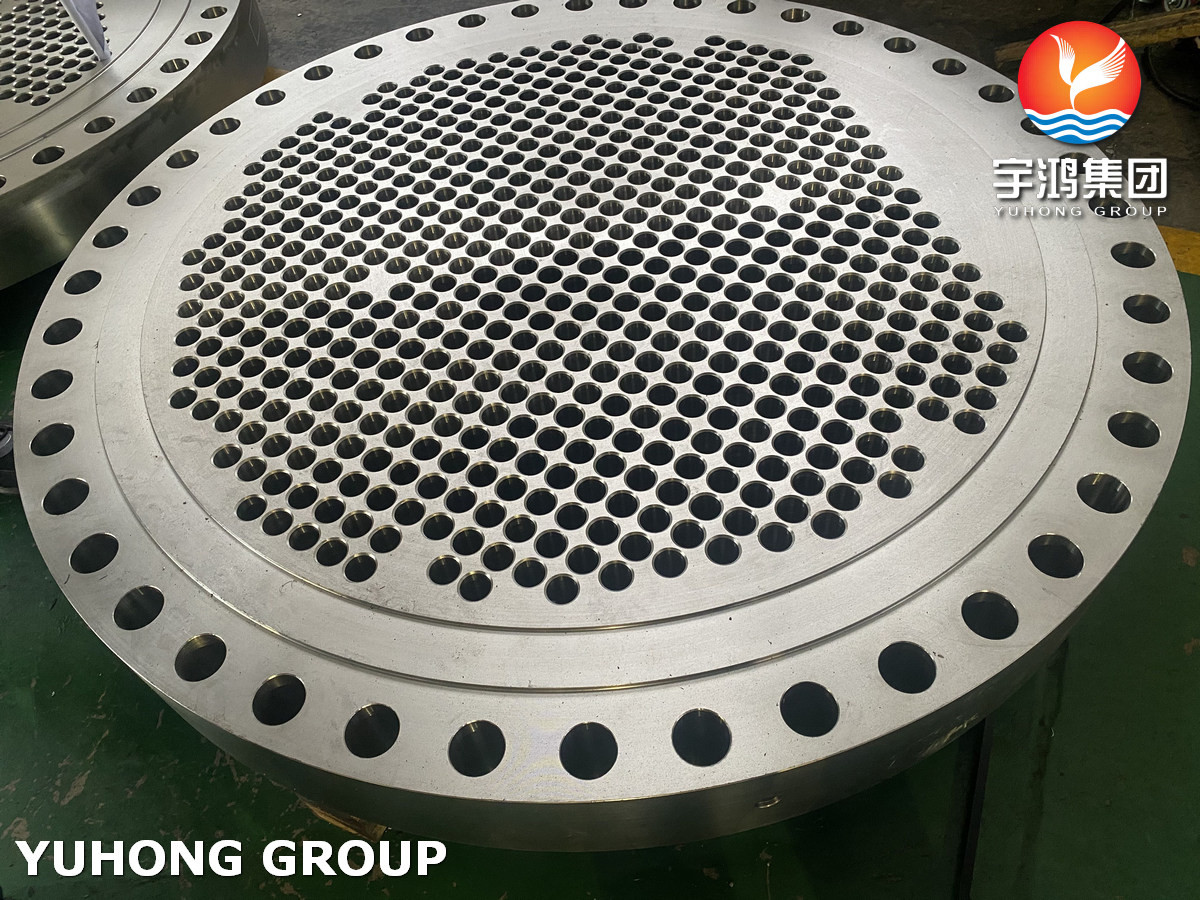 ASTM A182 F304 F316L Tubesheet For Heat Exchanger PT Avaiable