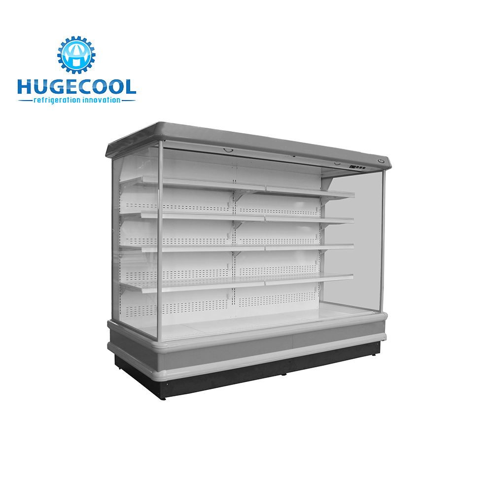 Single Temperature Convenience Store Fridge Beverage Cooler Air Cooling Type