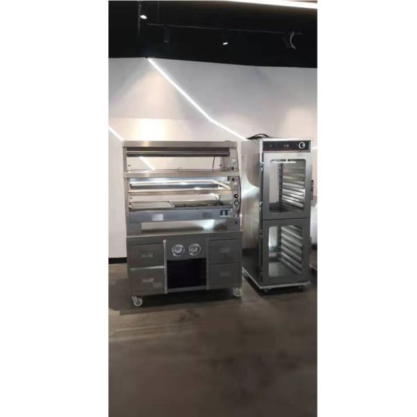 15 Trays Vertical Electric Warming Showcase Cabinet