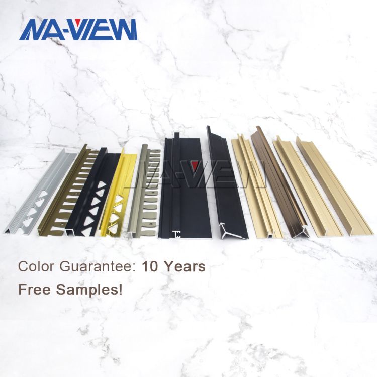 brass tile flooring profiles