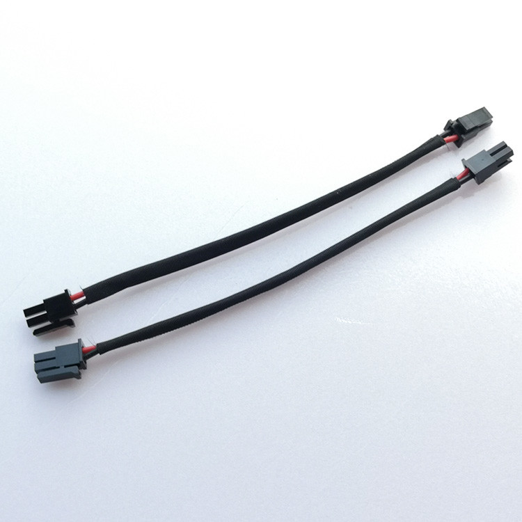 molex 3.0 43025 1*2P to 2*1P cable assembly 1007 20AWG with tape wire harness