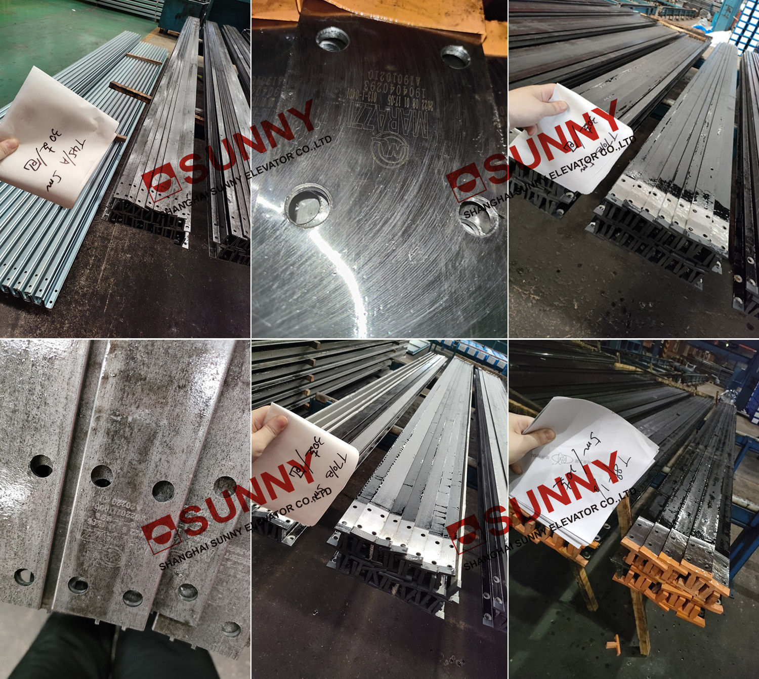 Professional Lift Guide Rail For Elevator Shaft / Elevator Parts