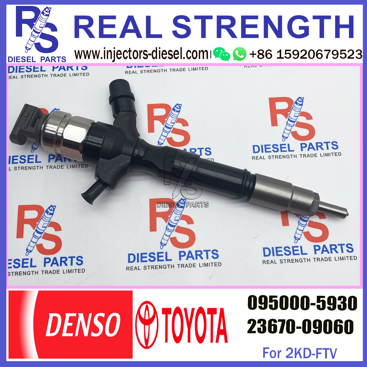 Common Rail Fuel Injector 095000-5930 095000-5931 for TOYOTA Common Rail 23670-0L010 23670-09060