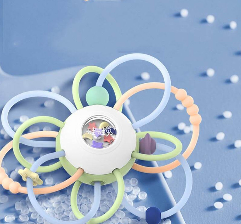 Baby puzzle silicone toys Children's dental glue Teeth grinding rod