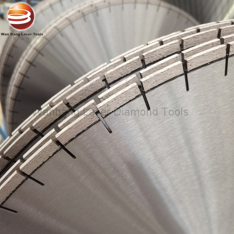 Cured Concrete Diamond Floor Saw Blades 900mm Laser Welded