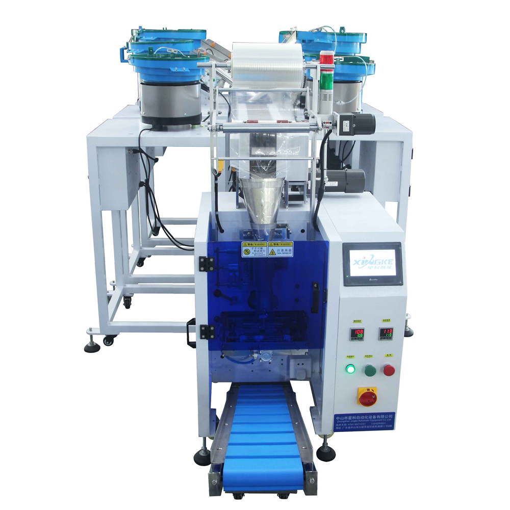High accuracy plastic parts vibration counting machine counting small automatic screws nut packing machine supplier