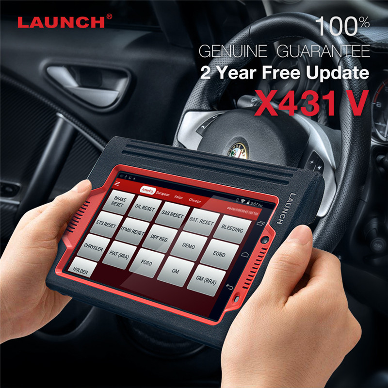 X431 V 8 inch LAUNCH X431 V 8 inch version Bluetooth/Wifi Full System Auto OBD2 Diagnostic Tool Multi-Language Online Up