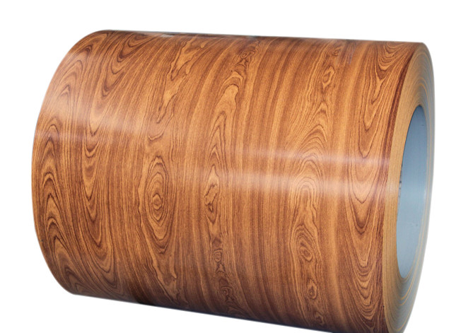 Grade 50 HDP 0.60mm Walnut Painted Galvalume Steel Coil