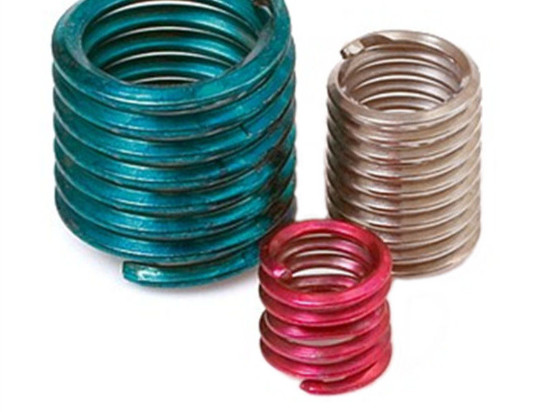 M10 M16 Carbon steel Wire Thread Insert Yellow finishing Customized Blue metal nuts