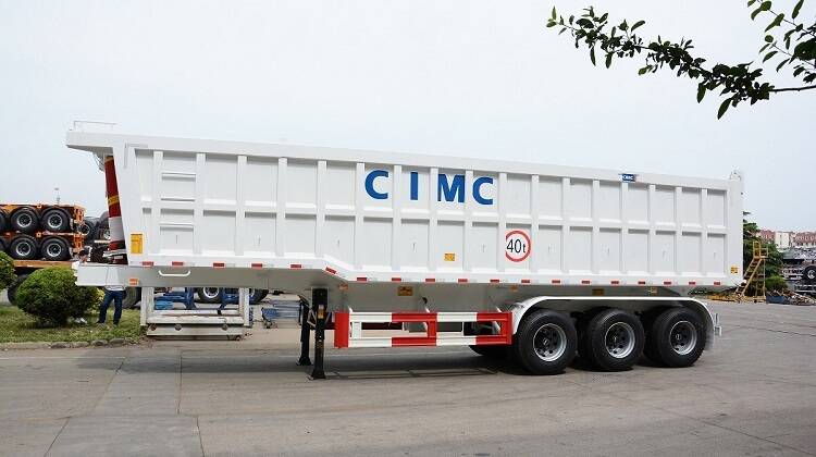 CIMC Semi Tipper Trailer 3 Axle Tractor Trailer Tipper for Sale