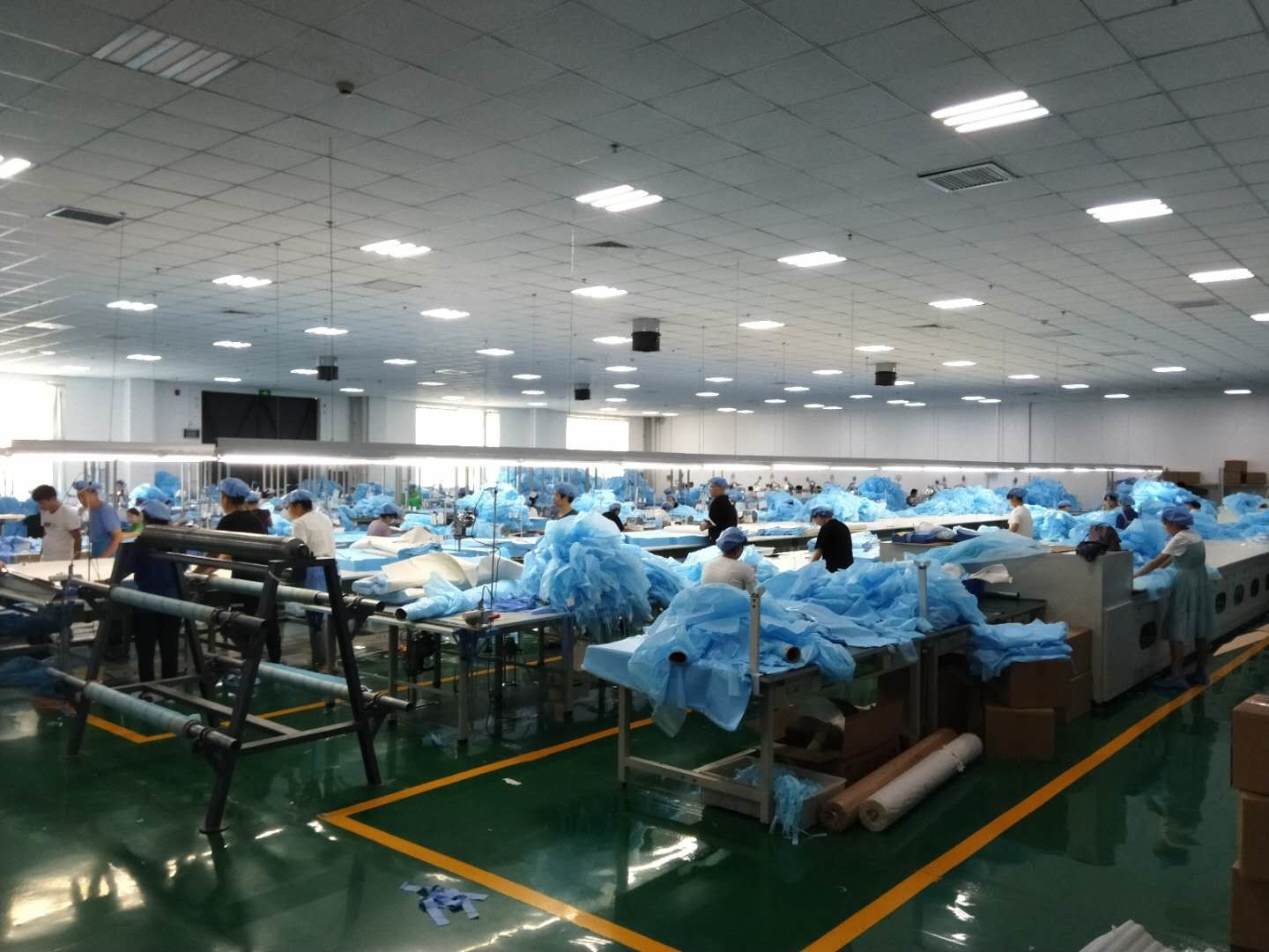 Knit Cuff Waterproof Diamond L3 2XL Disposable Surgeon Gown
