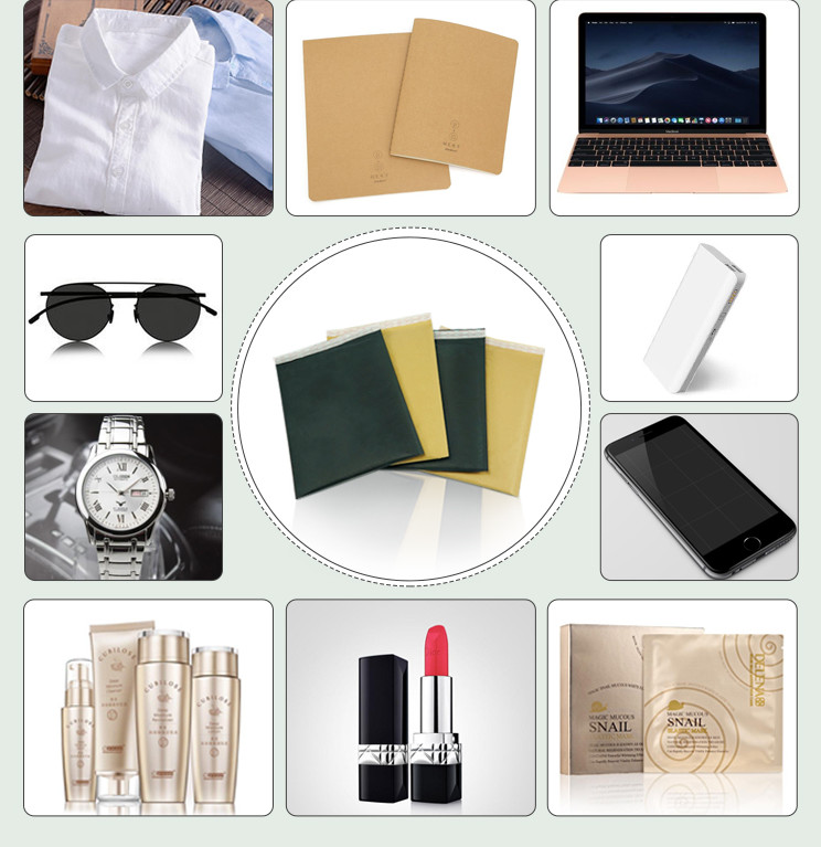 Plastic Free Biodegradable Paper Mailing Bags Honeycomb Cushion For Delivery