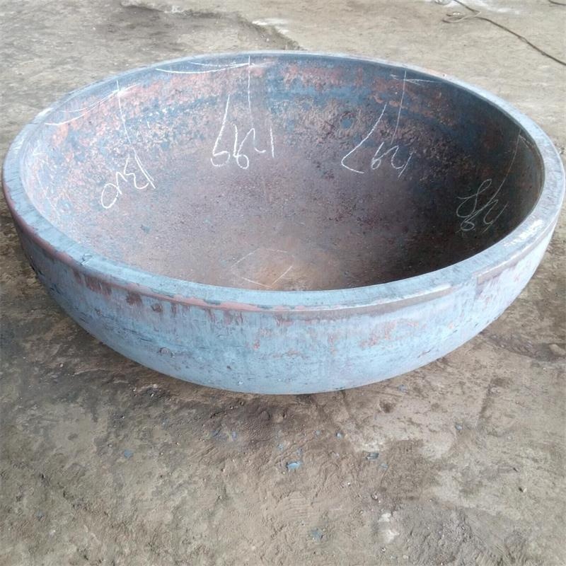 High Pressure Thick Wall Hemispherical Head Customized Carbon Steel Head for Boiler Parts