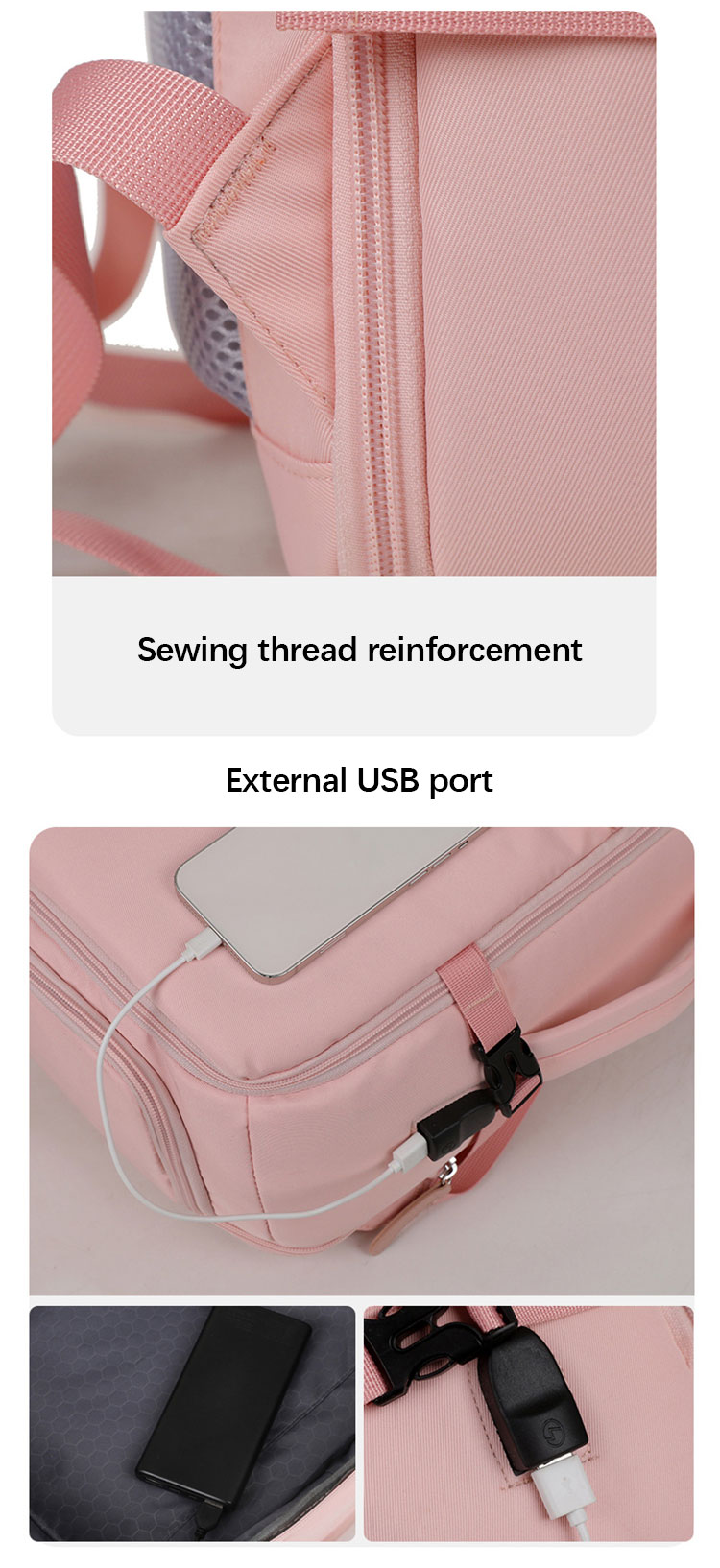 Soft Handle Multifunctional Laptop Backpacks Smart Men Waterproof Custom