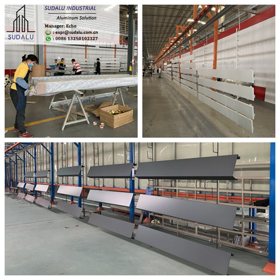 SUDALU PVDF OEM Design Aluminum Facade Cladding Panel for Outdoor Decoration Metal Perforated Panel