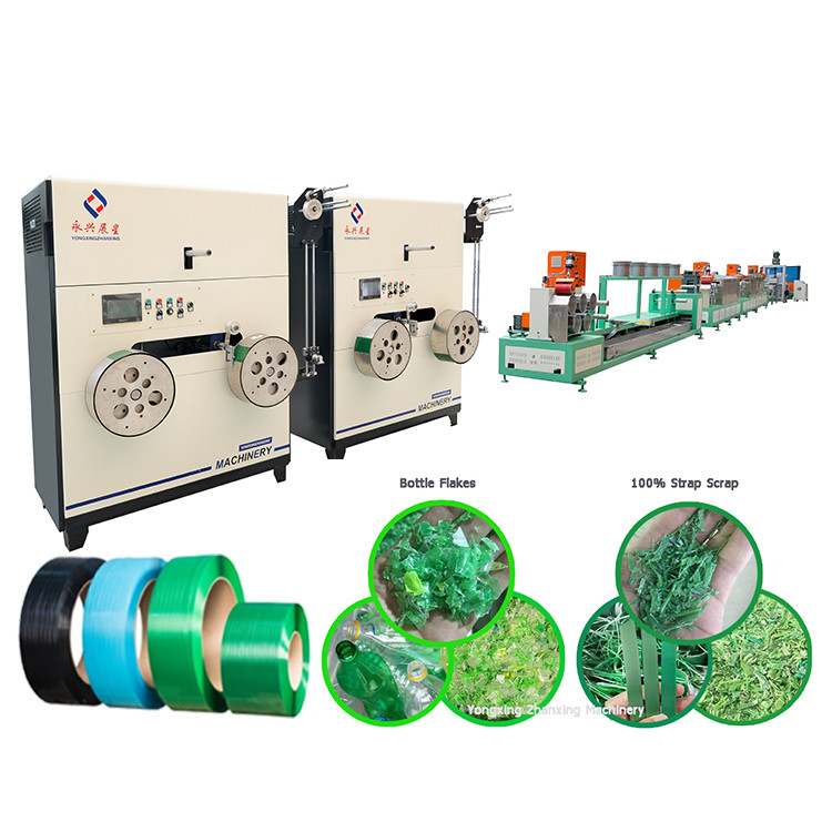 Automatic Winding PET Strap Production Line For Consistent PET Polyethylene Terephthalate Output