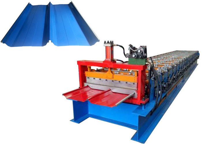 Aluminum Profile Standing Seam Metal Roof Roll Former Joint Hidden Type Without Screw