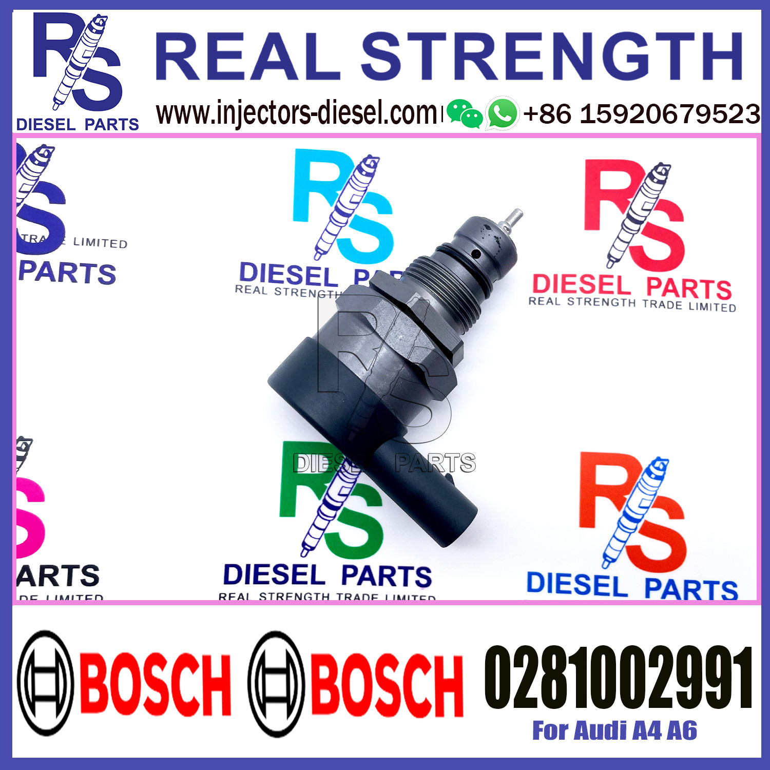 BOSCH Control Valve 0281002991 DRV Regulator Solenoid 0281002991 for Audi A4 A6