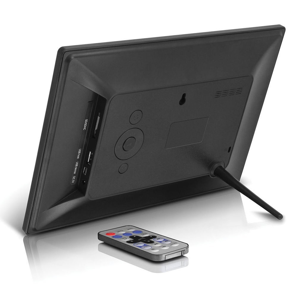 10.1 Inch Digital Photo Frame 1024x600 Loop Video Playback With 7 Buttons Supporting Motion Sensor