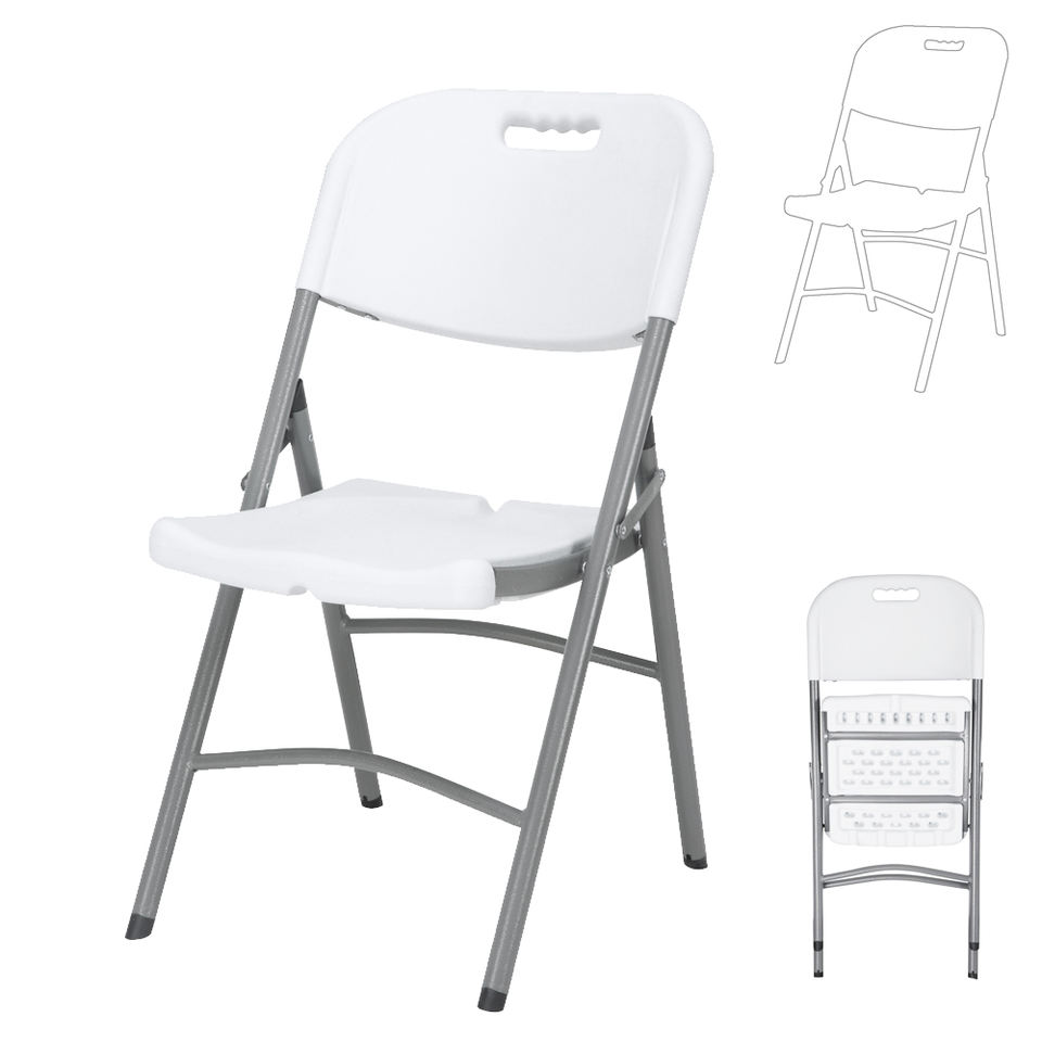 Lightweight Waterproof Plastic Folding Patio Chairs For Outdoor Picnic