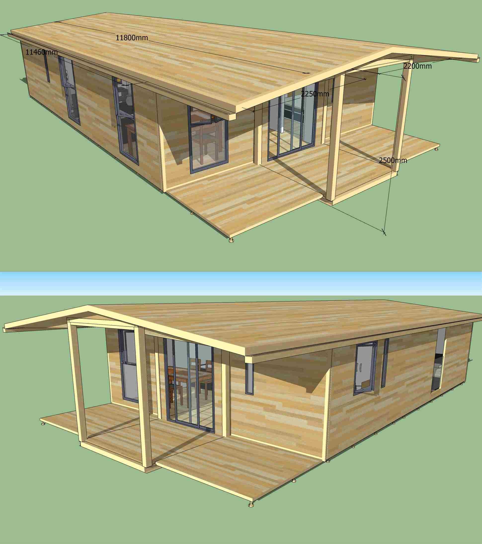 Firm Expandable Shipping Container House / Luxury Prefabricated Homes
