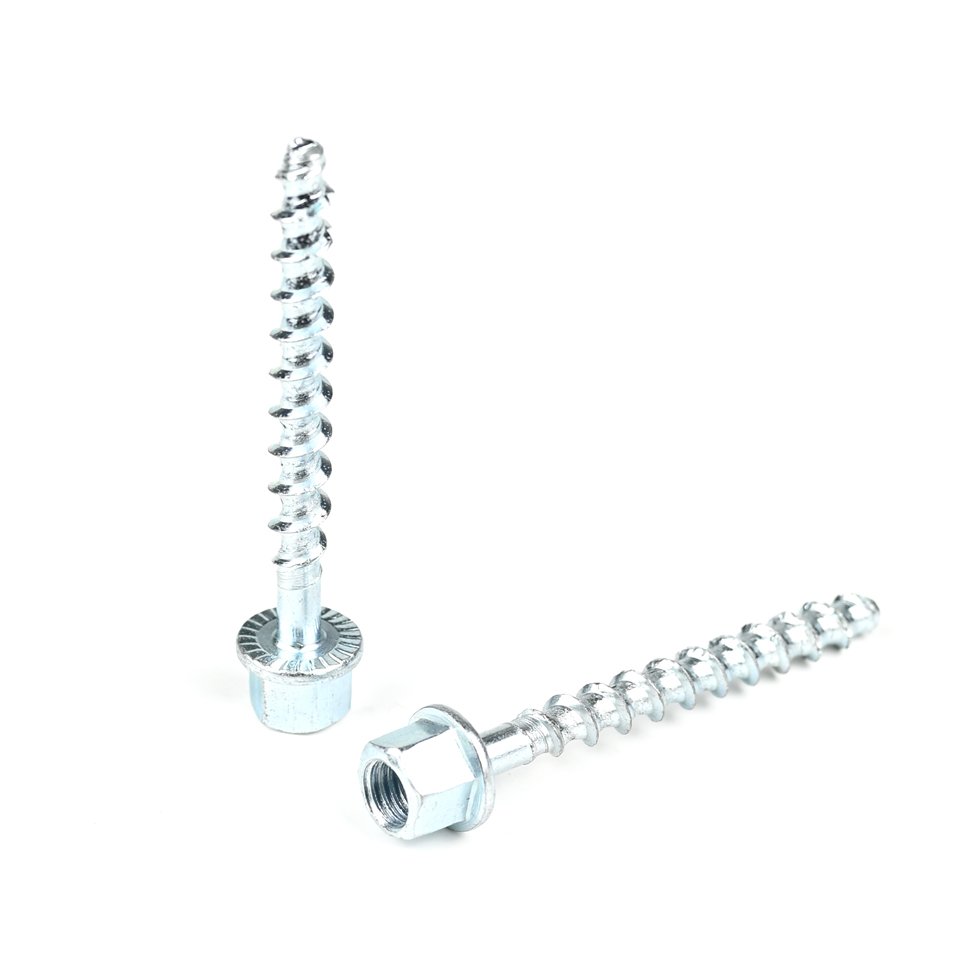 Flange Hexagonal Thread Rod Cement Screw Anchor with Flat Head and T/T Payment Term