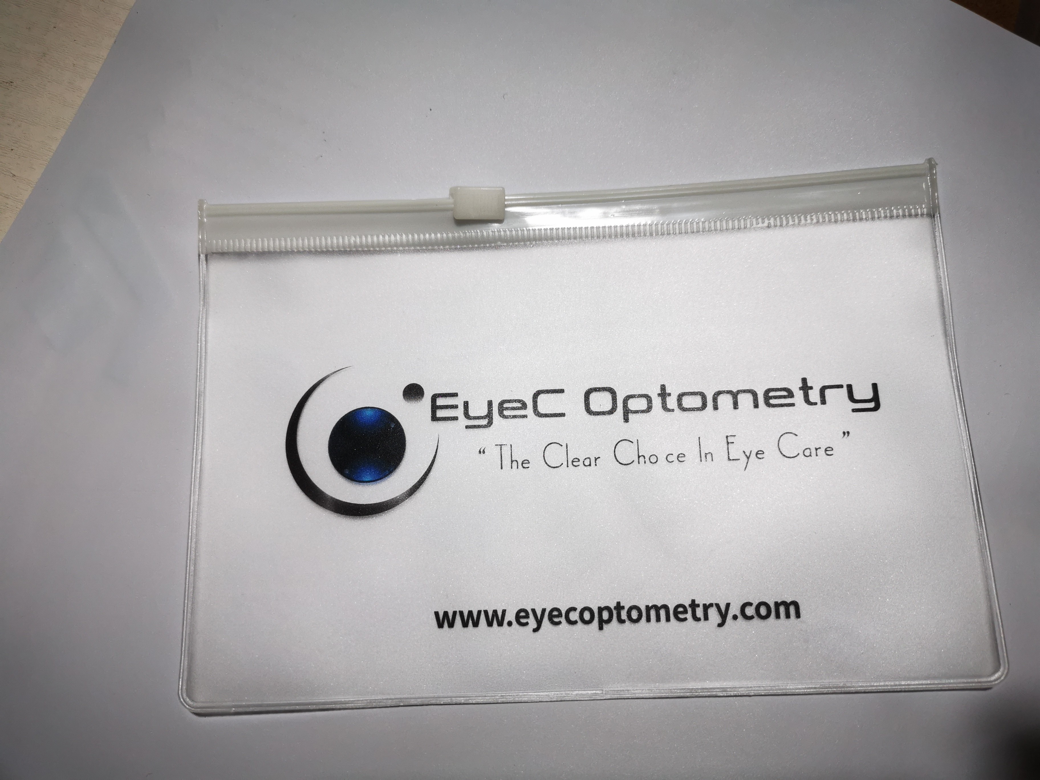 Holographic Laser Cosmetic Zipper Bag Custom Logo Printed