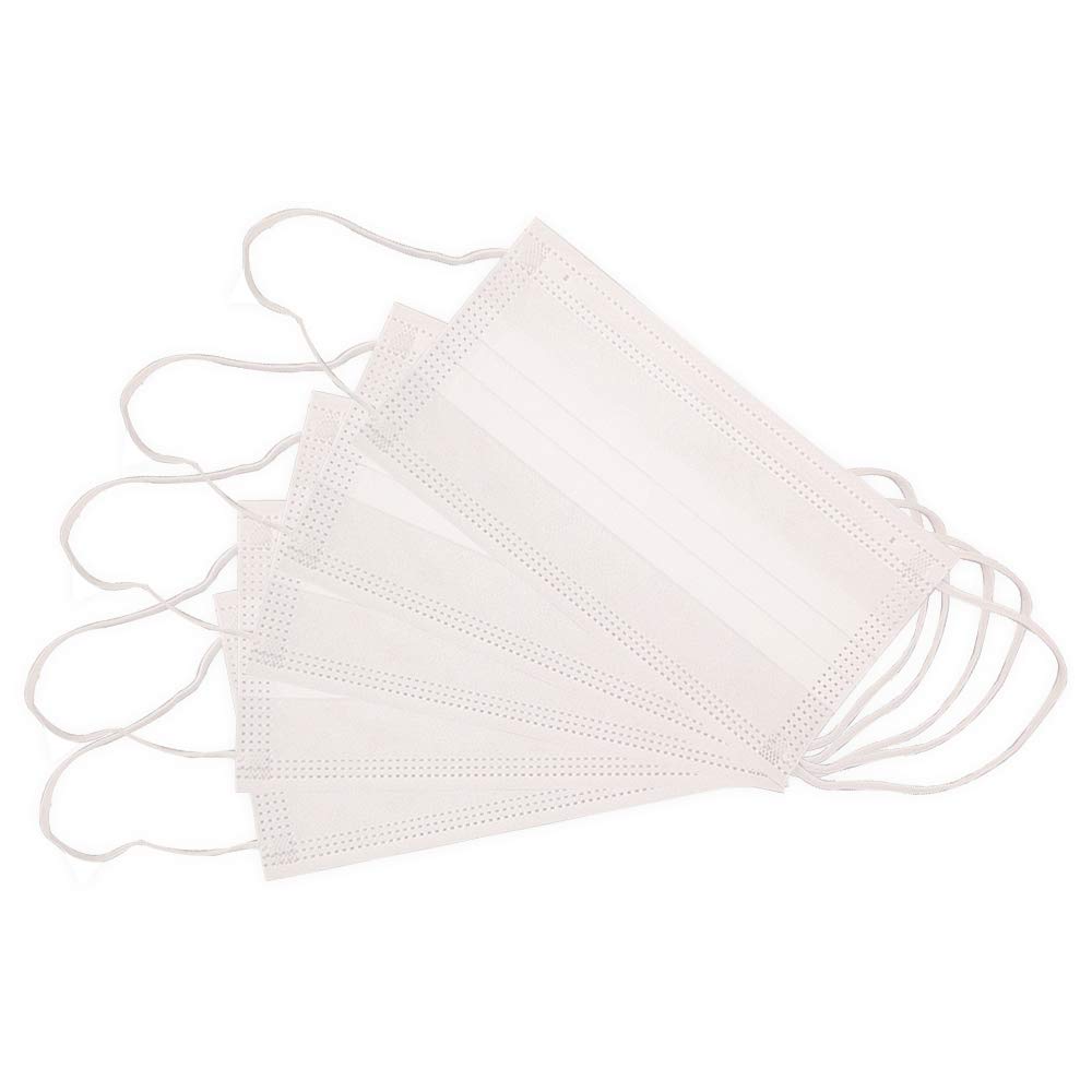 Anti Dust Non Woven Face Mask White Ear Loop Disposable Surgical Mask