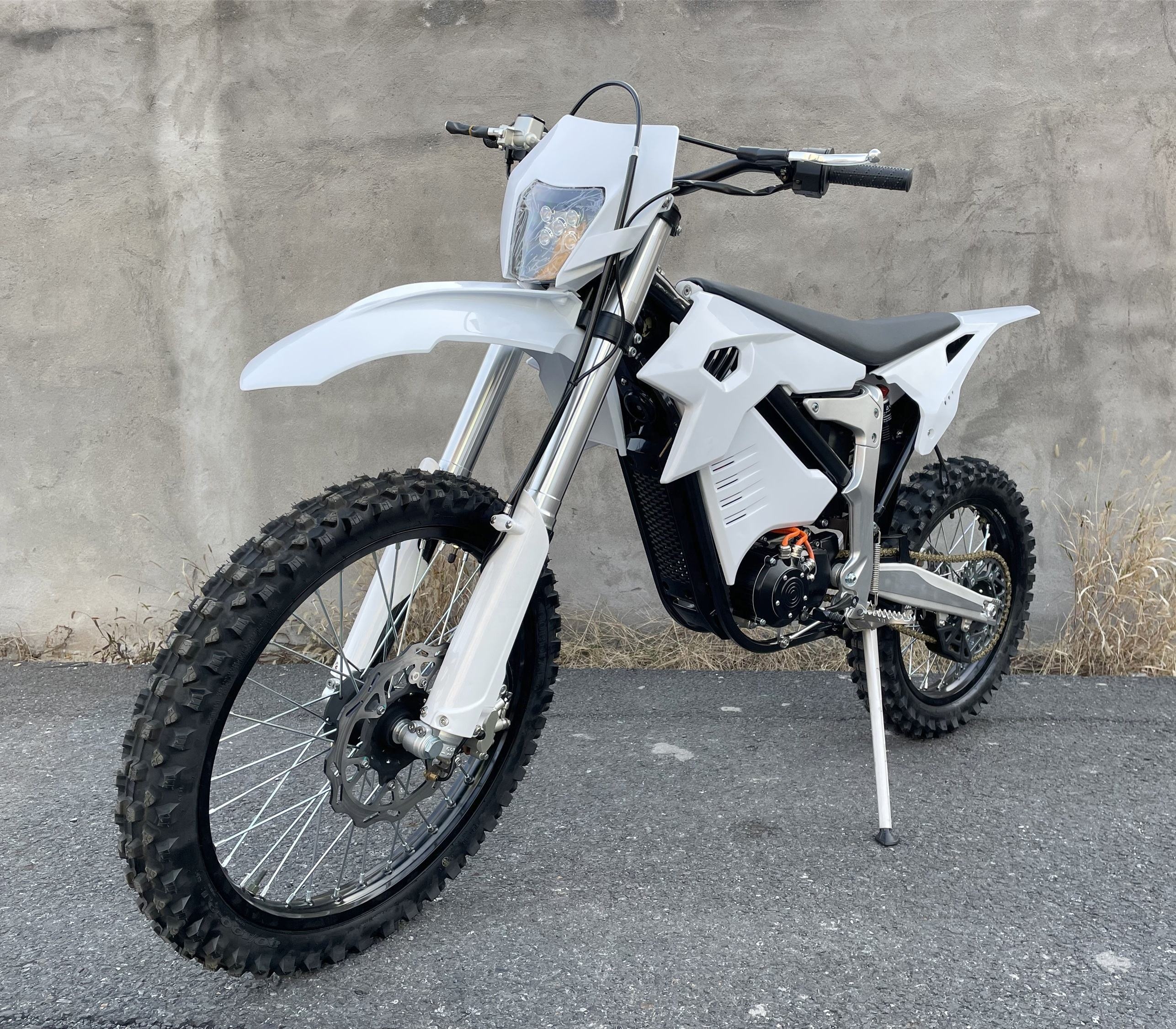 12000W Mid Drive Electric Dirt Bike 72V 40Ah Battery Off Road Electric Motorcycles