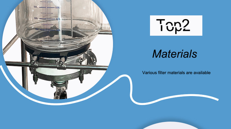 SS304 Cbd Crystallization Lab Glass Reactor 100l 200l