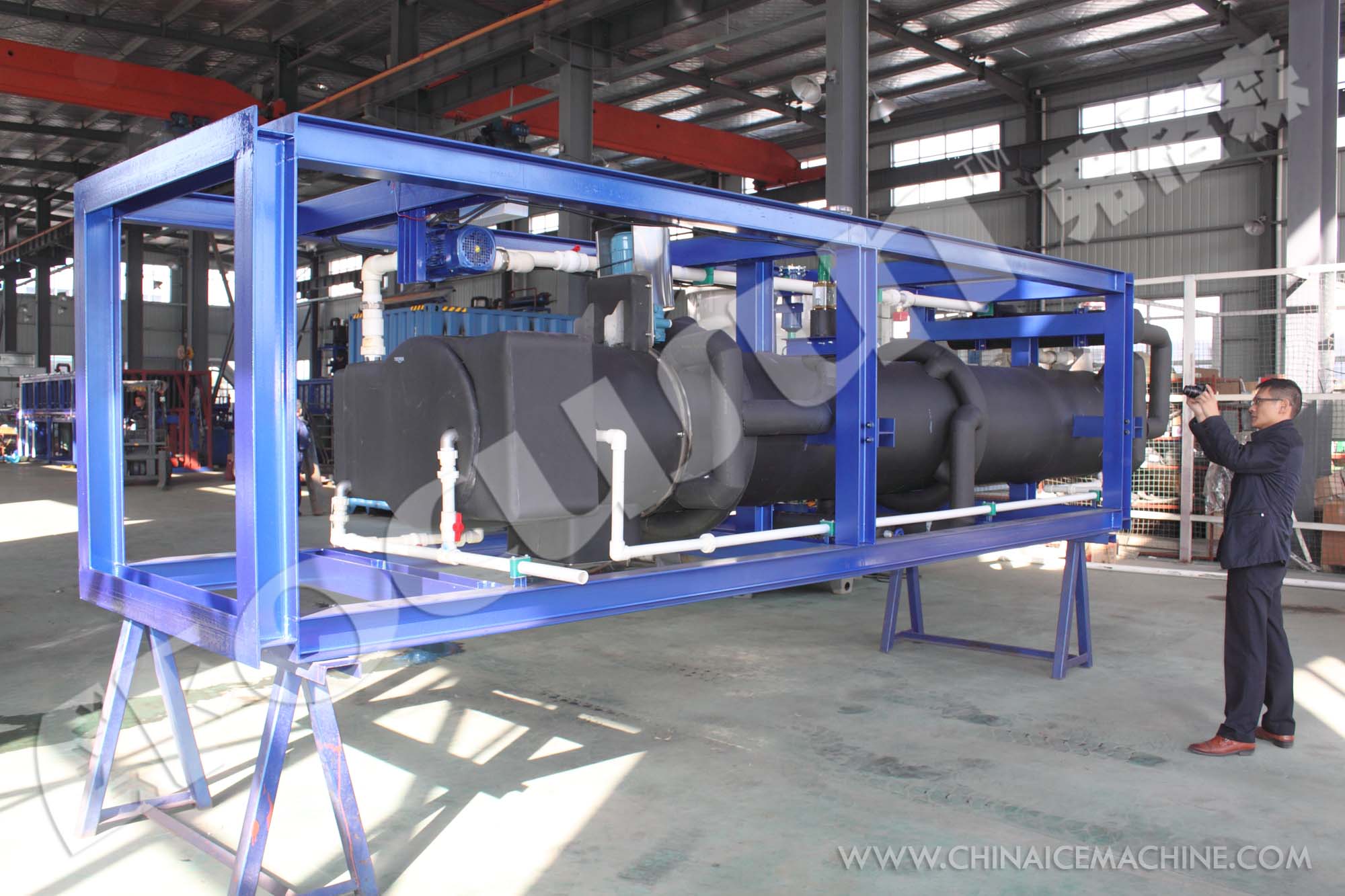 8ton/Day Tube Ice Machine for Philippines Customized Industrial Ice Tube Making Machine