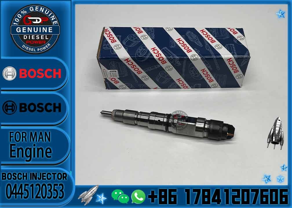 High Quality Common Rail Injector 0445120353 51.10100-6181 0986435593 for Diesel Nozzle Assembly