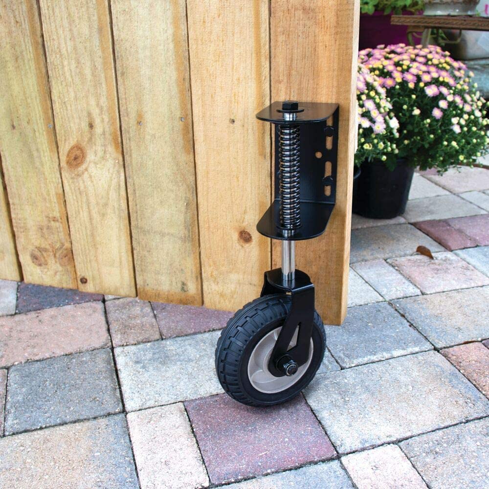 220lbs Carbon Steel Rolling Gate Wheel Carrier For Chain Link Fence Sliding Gates