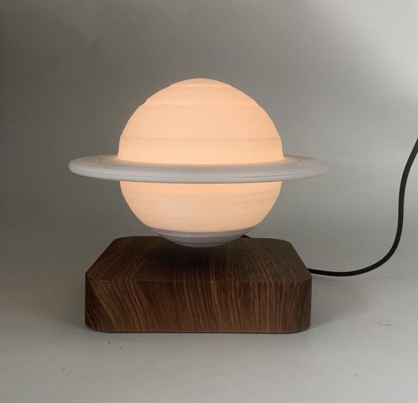PA-1022P 360 rotating magnetic levitation floating bottom planet lamp light bulb for gift