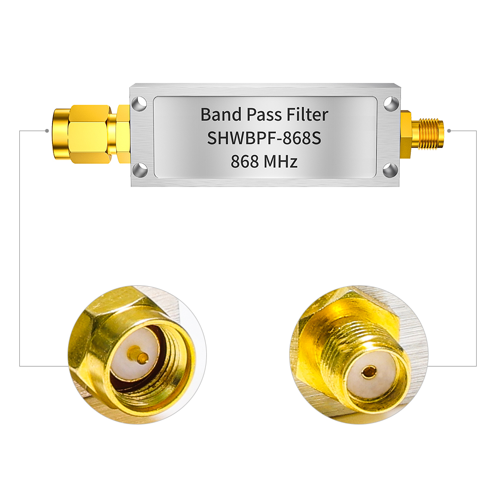 868MHz High Frequency Microwave VHF Ultra Low Loss Military Grade Cavity RF Filter