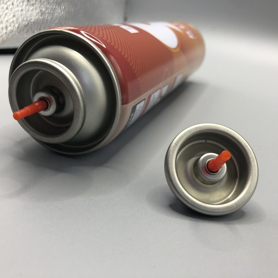 Plastic Butane Gas Stem Red Color Gas Lighter Refill Valve Metal And Plastic Inner Gasket
