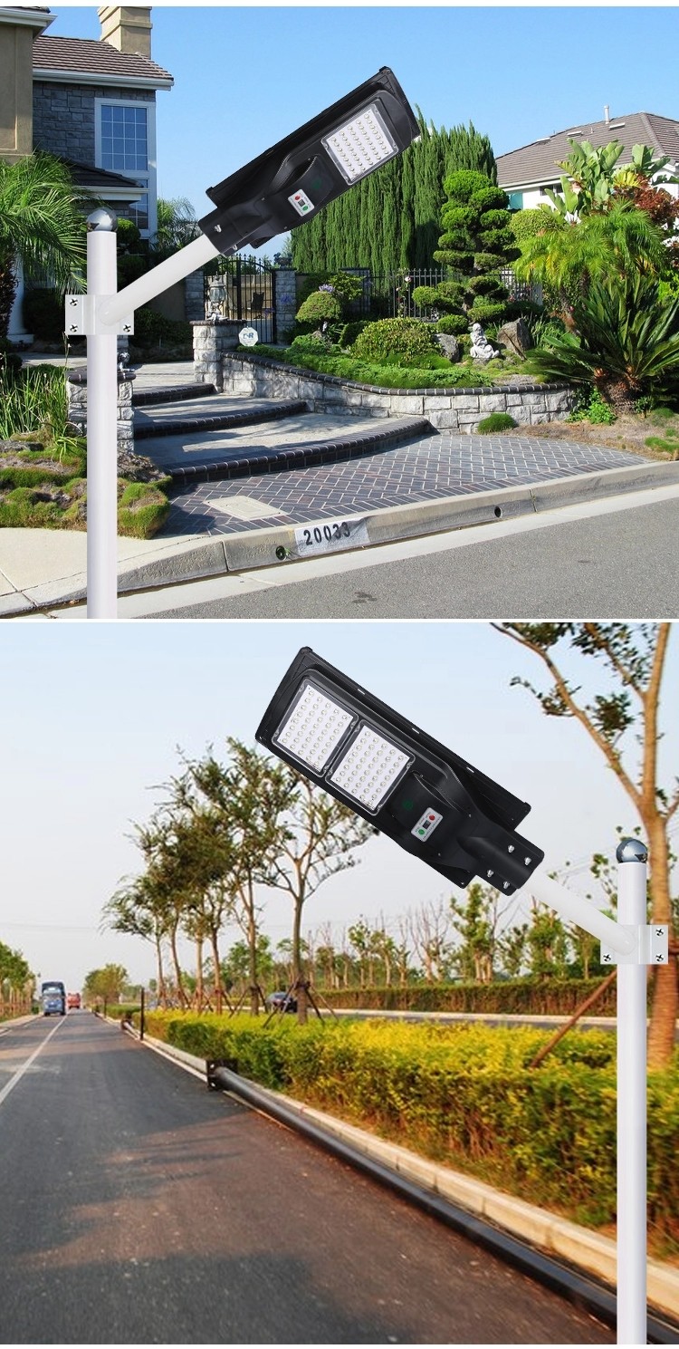 Hight Efficiency LED Street Light With Solar Panel All In One Integrated Type