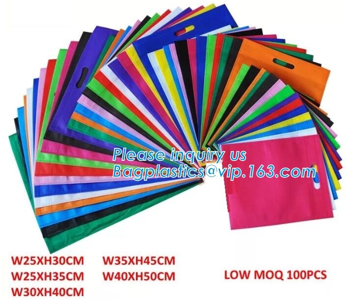 non-woven promotional shopping bag ultrasonic non woven bag, Custom printed tote non woven bag shopping shoulder bag pri