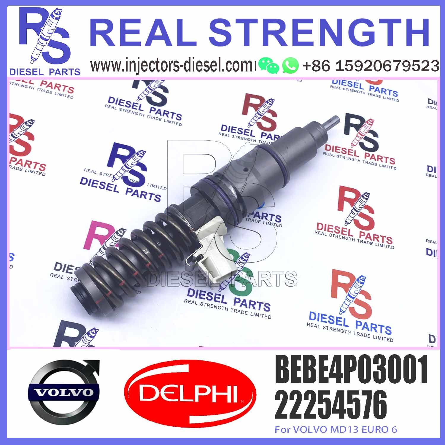 85002179 Diesel Engine Injector BEBE4P03001 For V-O-L-V MD13 EURO 6 E3.27