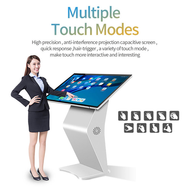 55 Inch Kiosk Digital Touch Signage Trade Show Touch Screen Kiosk