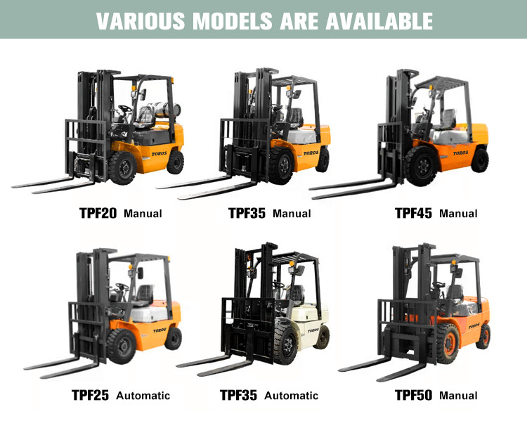 Industrial 2-3Ton Diesel Counterbalance Forklift Material Handling