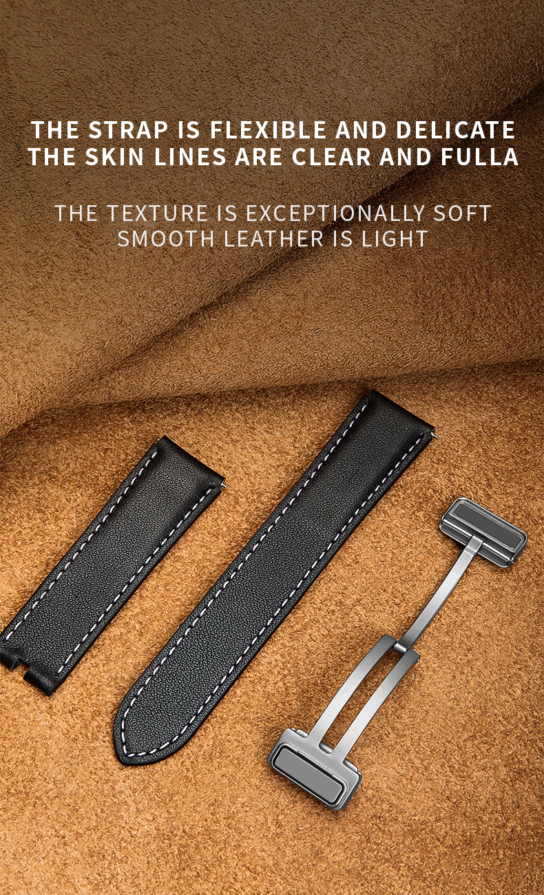 20mm Luxury Leather Watch Band for SamSung GaLaxy Watch 5 100% Professional QC Passed