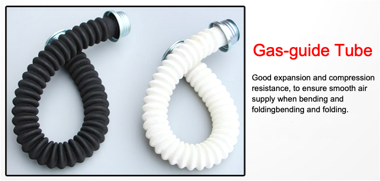 Silica Gel Safety Full Face Gas Mask 60*27*42cm Anti Virus