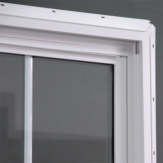 Single Hung PVC Sliding Window Flush Casement UPVC Windows ODM